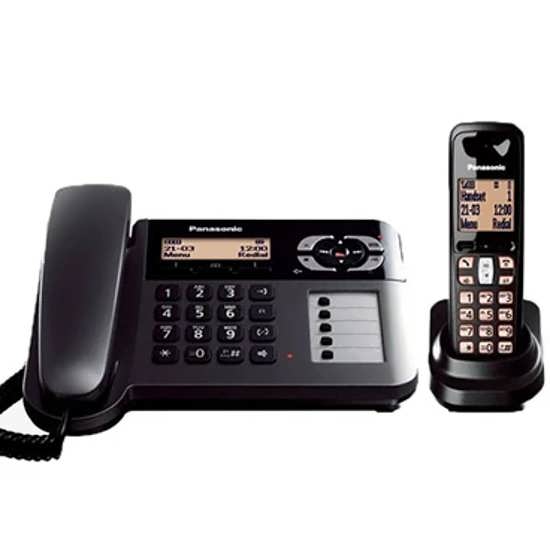 تصویر از تلفن بی سیم پاناسونیک مدل KX-TGF120BX Panasonic KX-TGF120BX Cordless Phone